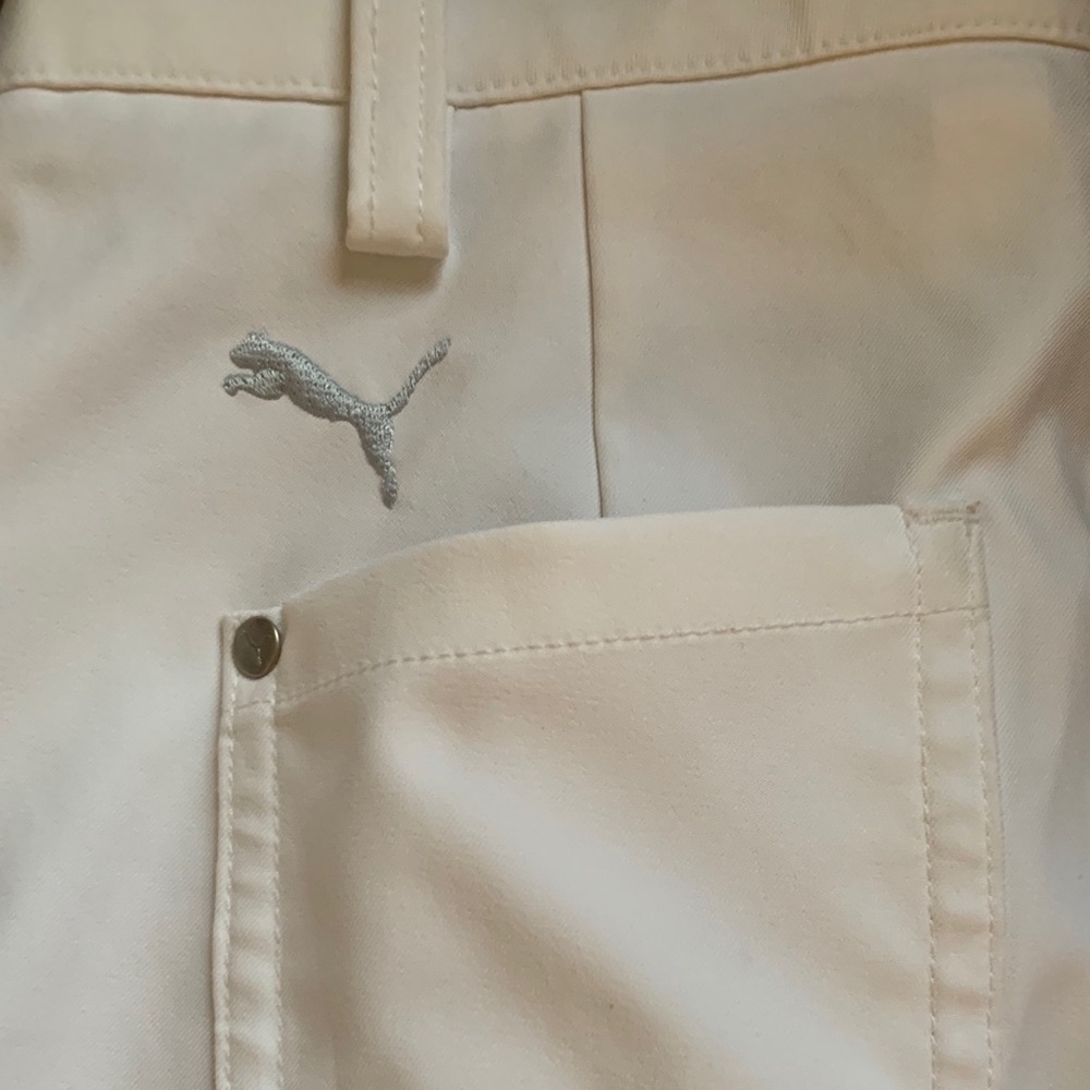 Puma Golf Pant White Boys Small (8)